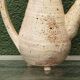Vessel, jug, signed, 1950s, red terracotta, cream slip.