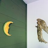 Plaster wall moon