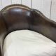 Art Deco period club lounge in leather and fabric seating