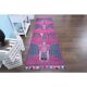 1970s Vintage Turkish Oushak Handmade Wool Runner 93x332