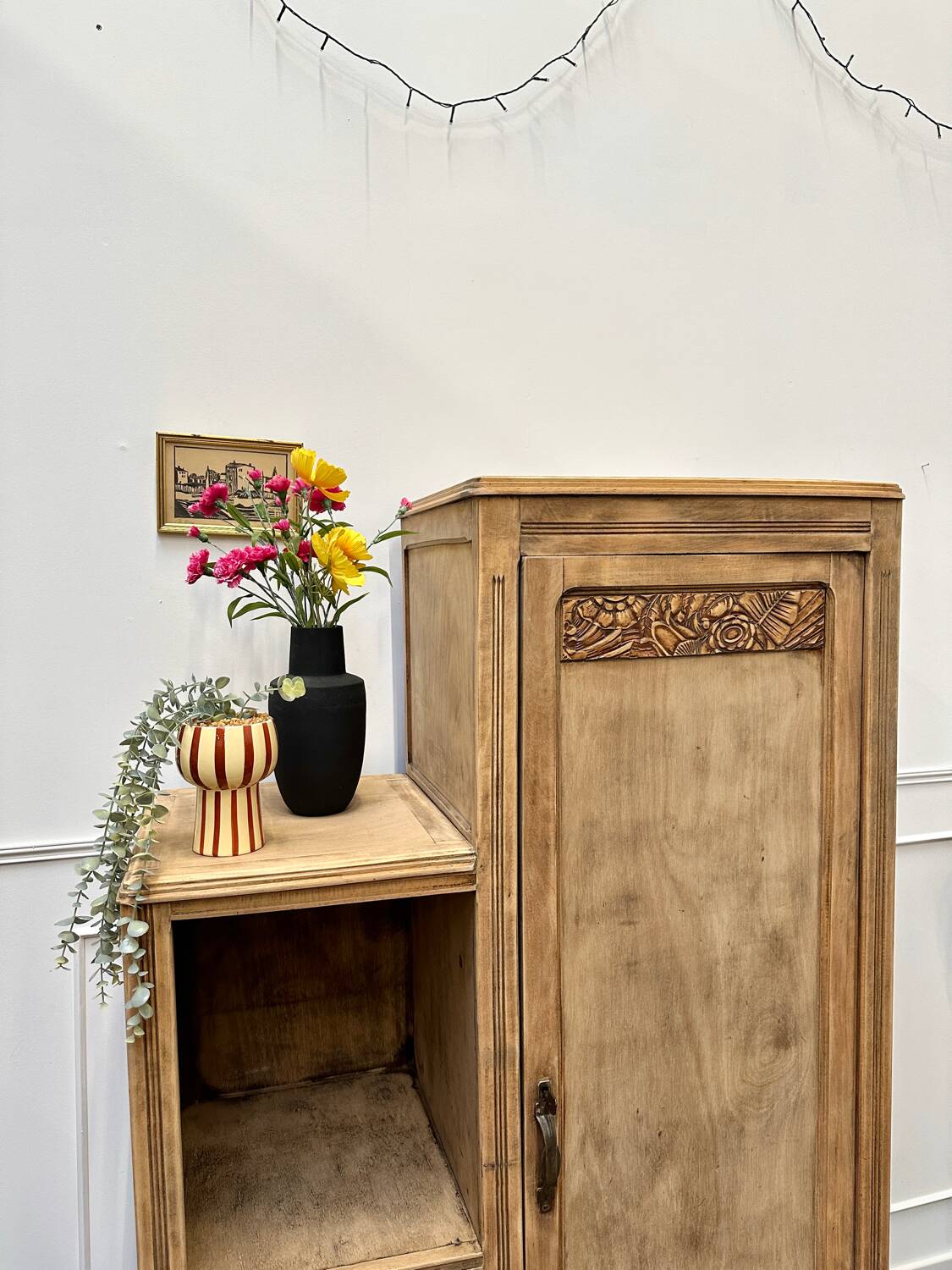 Asymmetrical art deco wardrobe