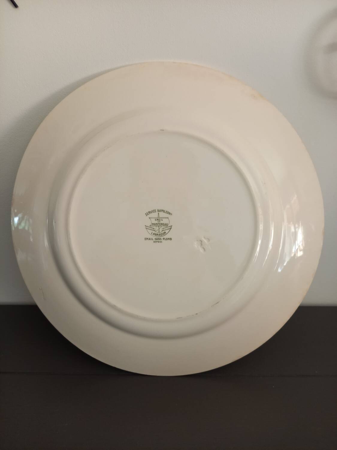 Plat de service