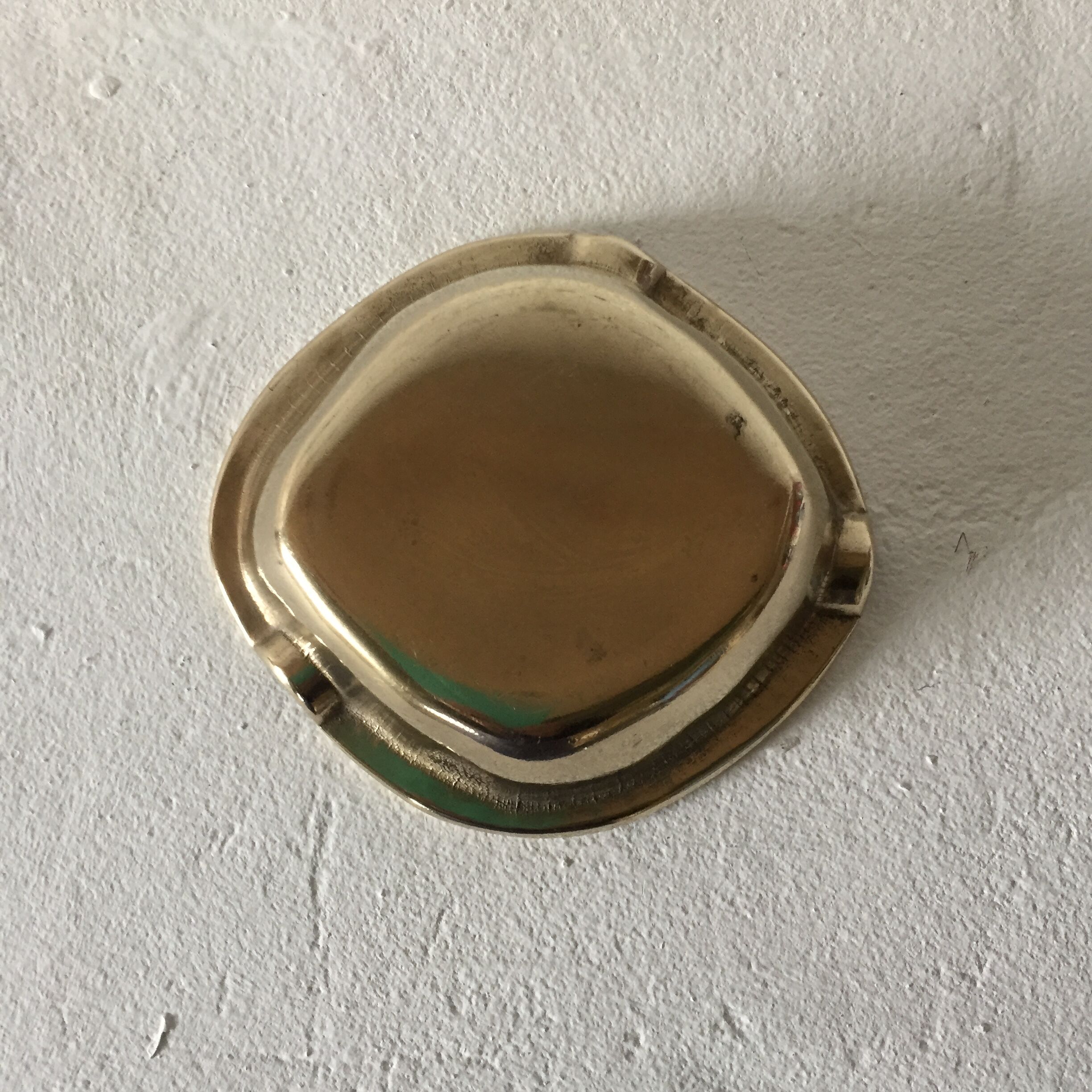 Vintage brass ashtray