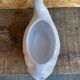 Vintage white ceramic fish sauce boat bruno evrard france