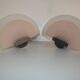 Paire appliques verre metal demie-lune diva Enzio Didone arteluce circa 1980