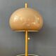 Large vintage brass mushroom space age table lamp