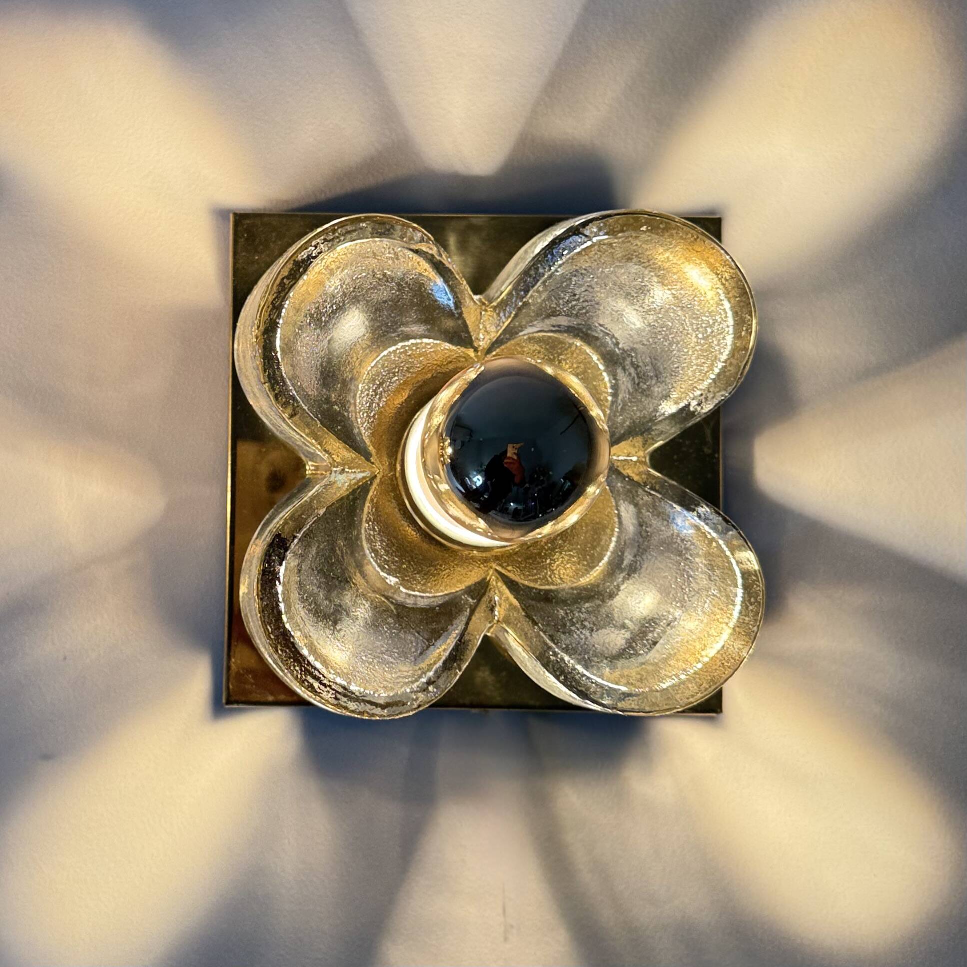 Paire d'appliques Sische Leuchten, années 1970