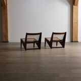 Pierre Jeanneret Kangaroo Chairs PJ-SI-59, India, 1955
