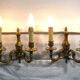 Pair of sconces Bronze 2 Lights
