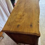 Solid oak two-door sideboard