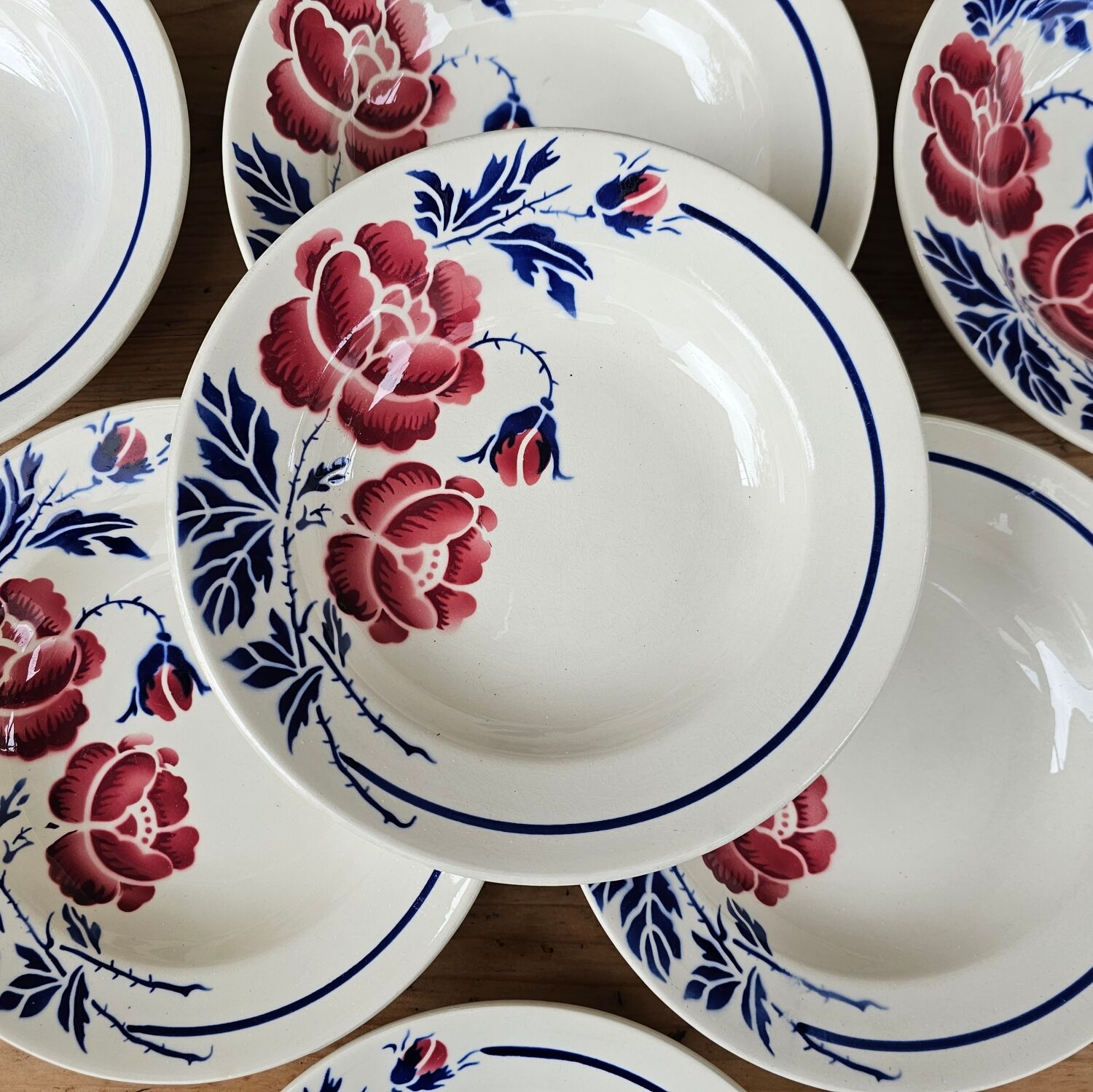 Hollow plates Eugène Sarreguemines