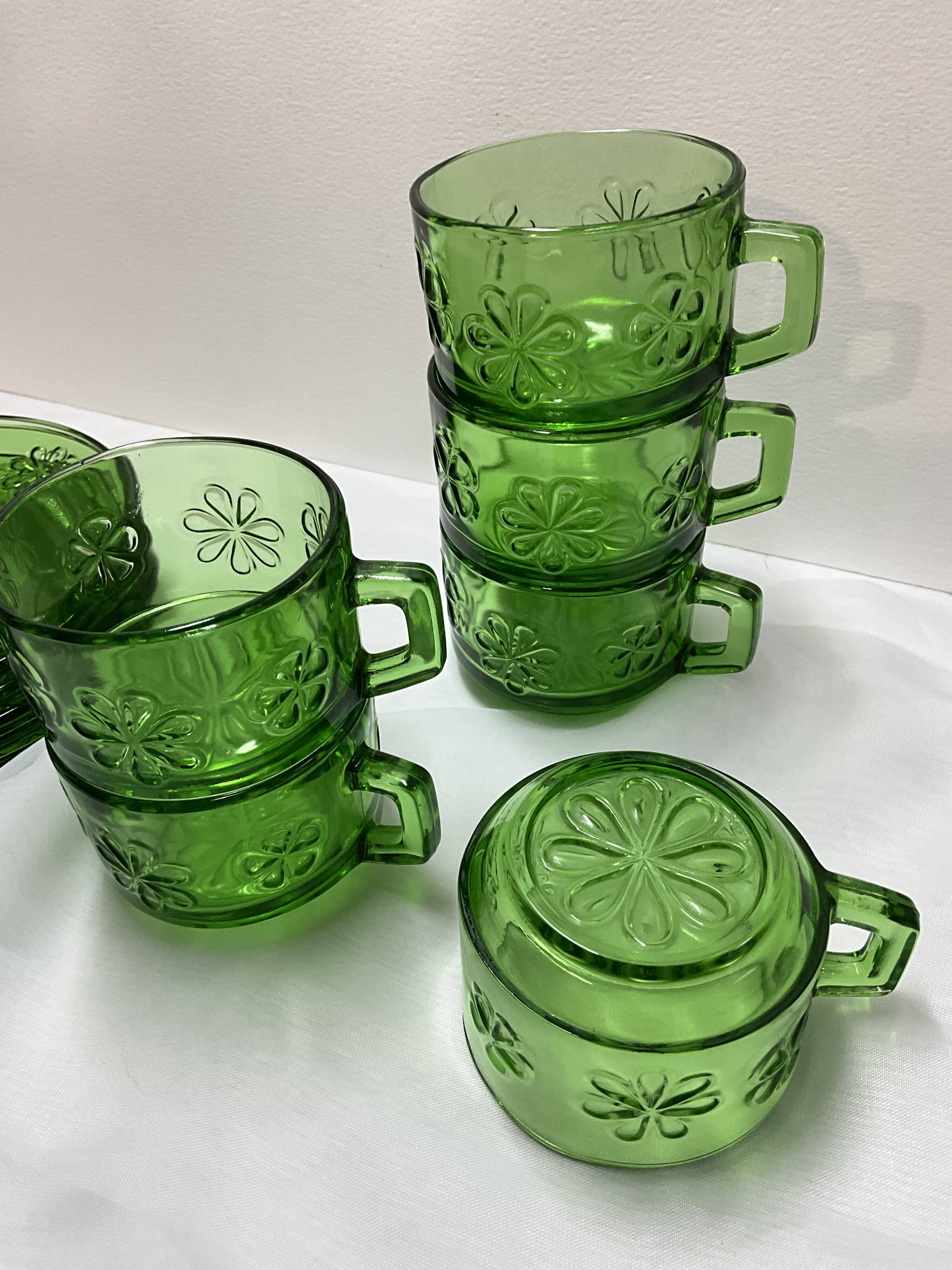 Emerald green vereco coffee service