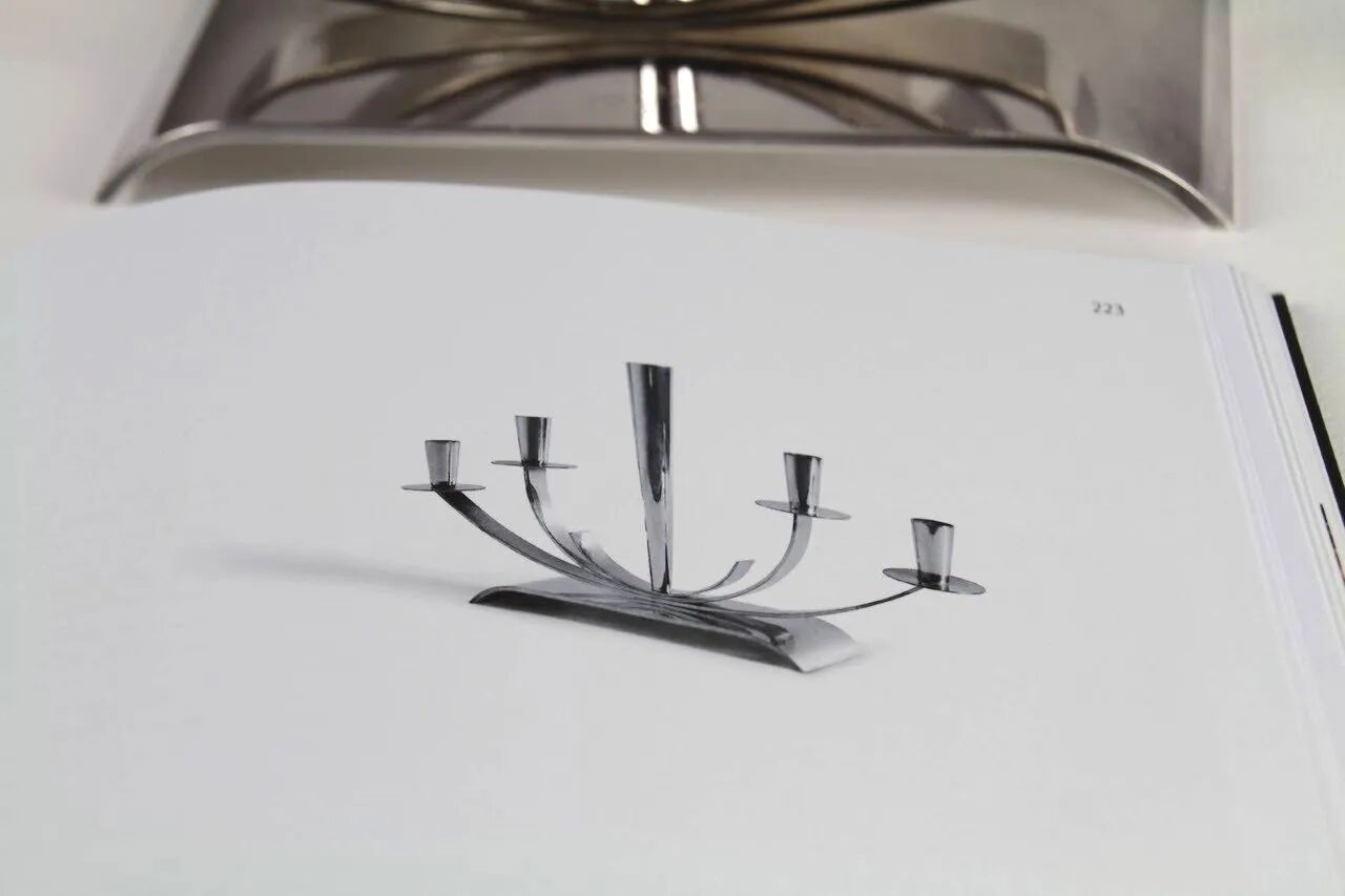 Candelabra model 3240-88 by Walter Andersson for Ystad-Metall, Sweden, 1950s