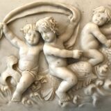 Ancient cherub relief decoration