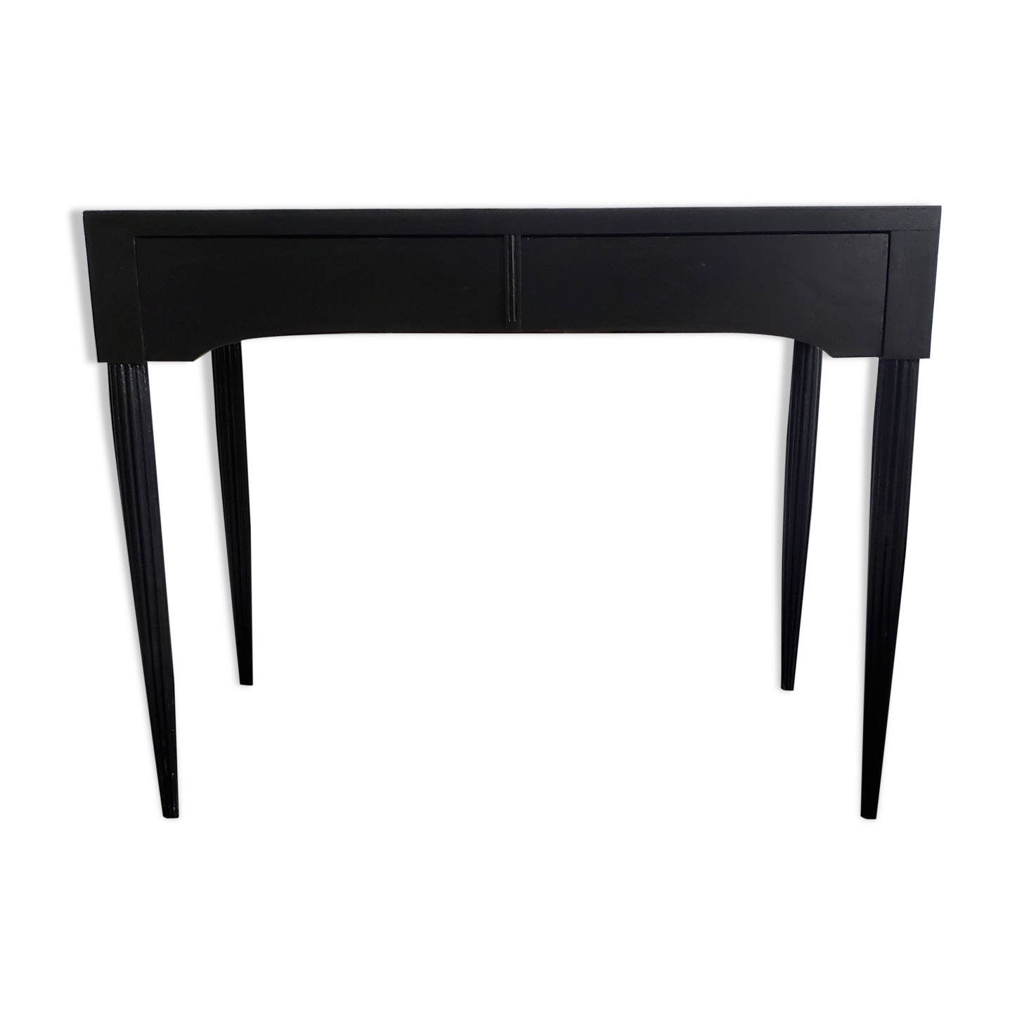 Black art-deco desk