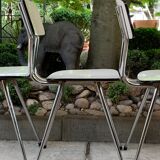 Tublac compass formica 5 chairs