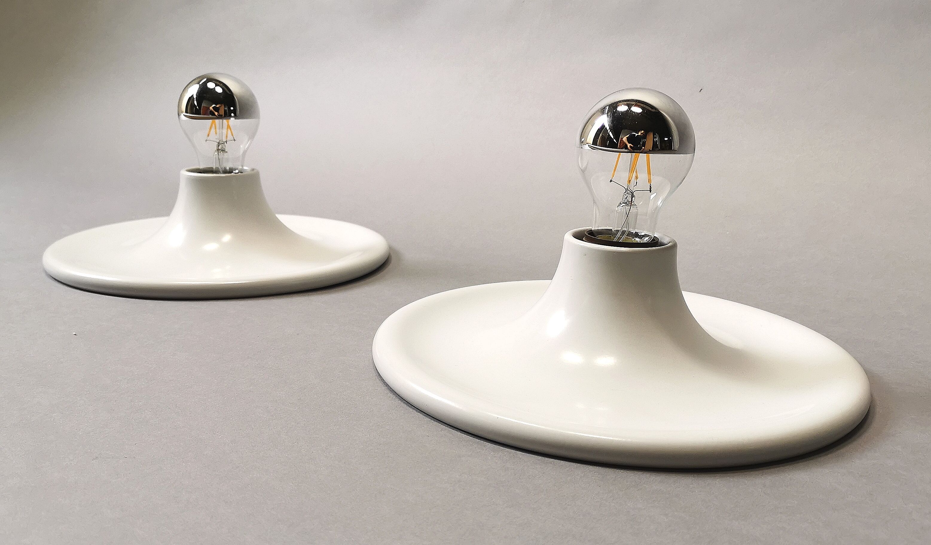 Pair of space age sconces 70/80