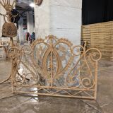 Rattan headboard