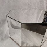 Coffee table mirror effect seventies