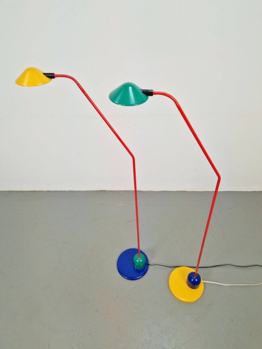Lampadaires de Happylight, années 1980, ensemble de 2