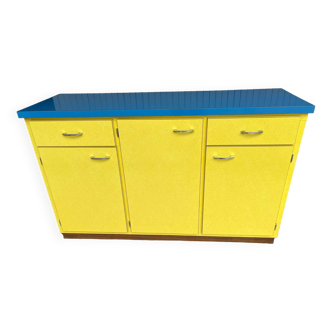 Formica sideboard vintage colors