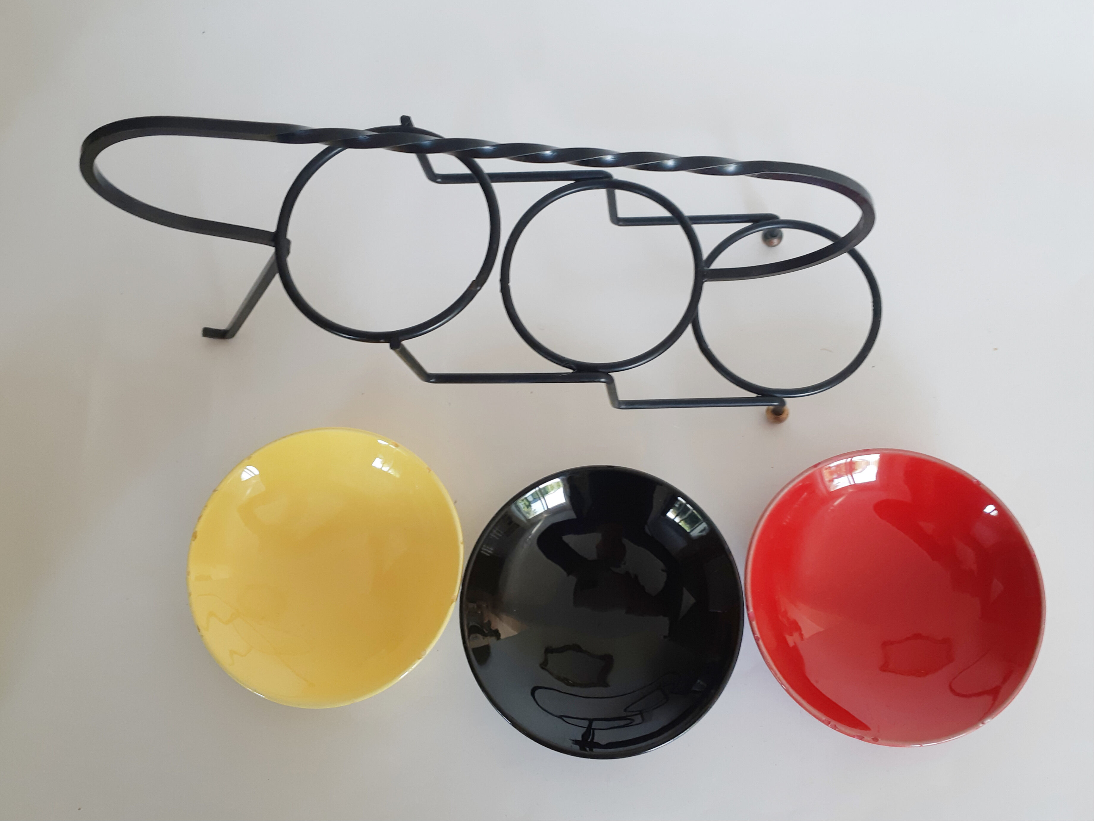 Table servant for aperitif, vintage French, 50s