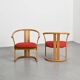 Pair of armchairs by Isamu Kenmochi, Japan circa 1965