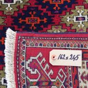 Fine Antique Turkmen Rug Wool Oriental Hand Made Rug 245x162cm Persian Vintage
