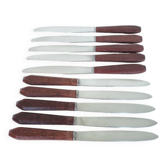 10 1940s bakelite knives