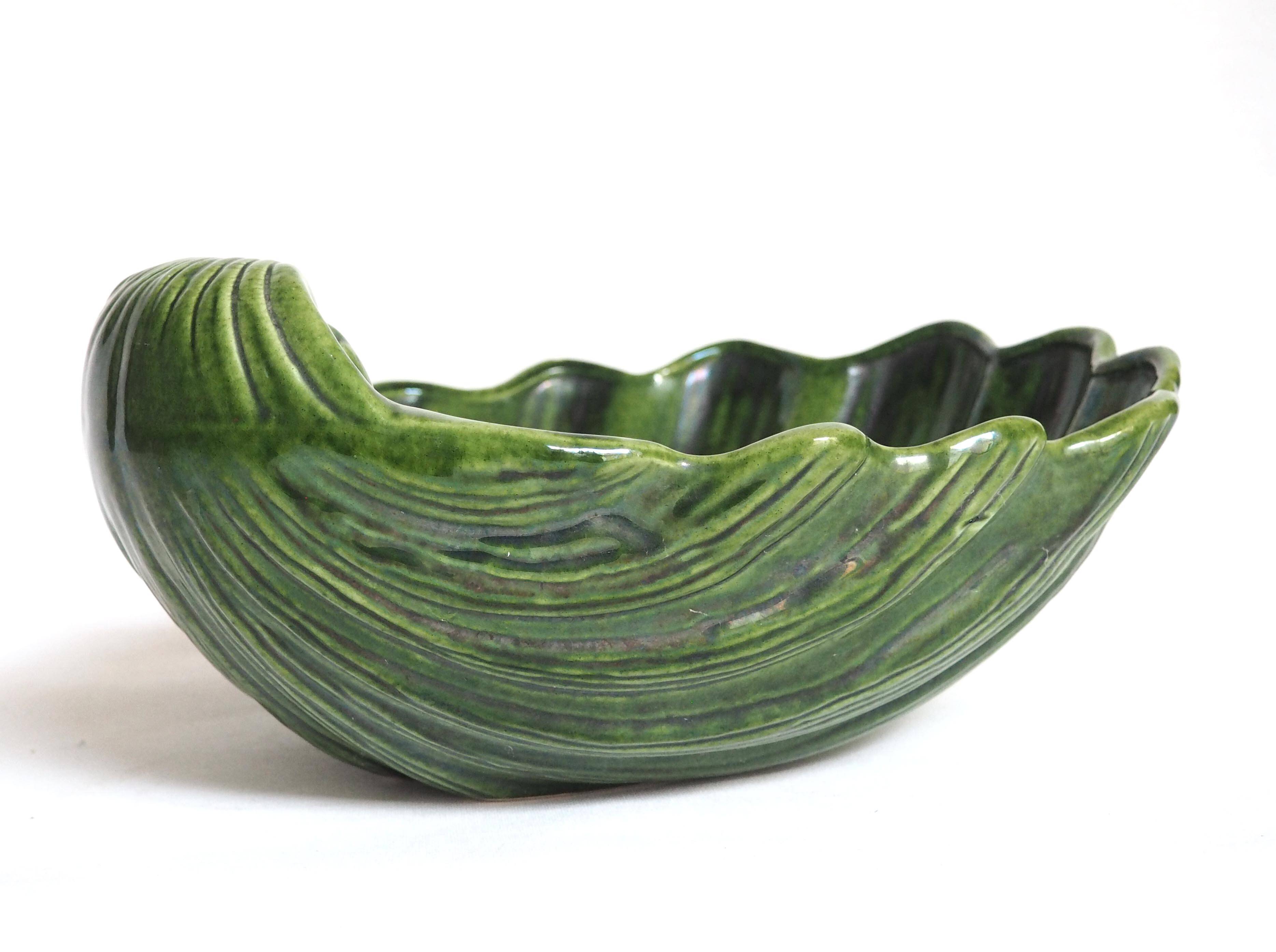 Saladier bénitier vert