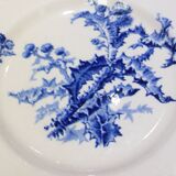 Flat compote dish on pedestal Gien Thistles (2)