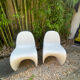 Authentic white Panton chairs by Vitra – Design by Verner Panton