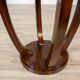 Round mahogany side table in Art Deco style from the late 20th century, 1950s.
