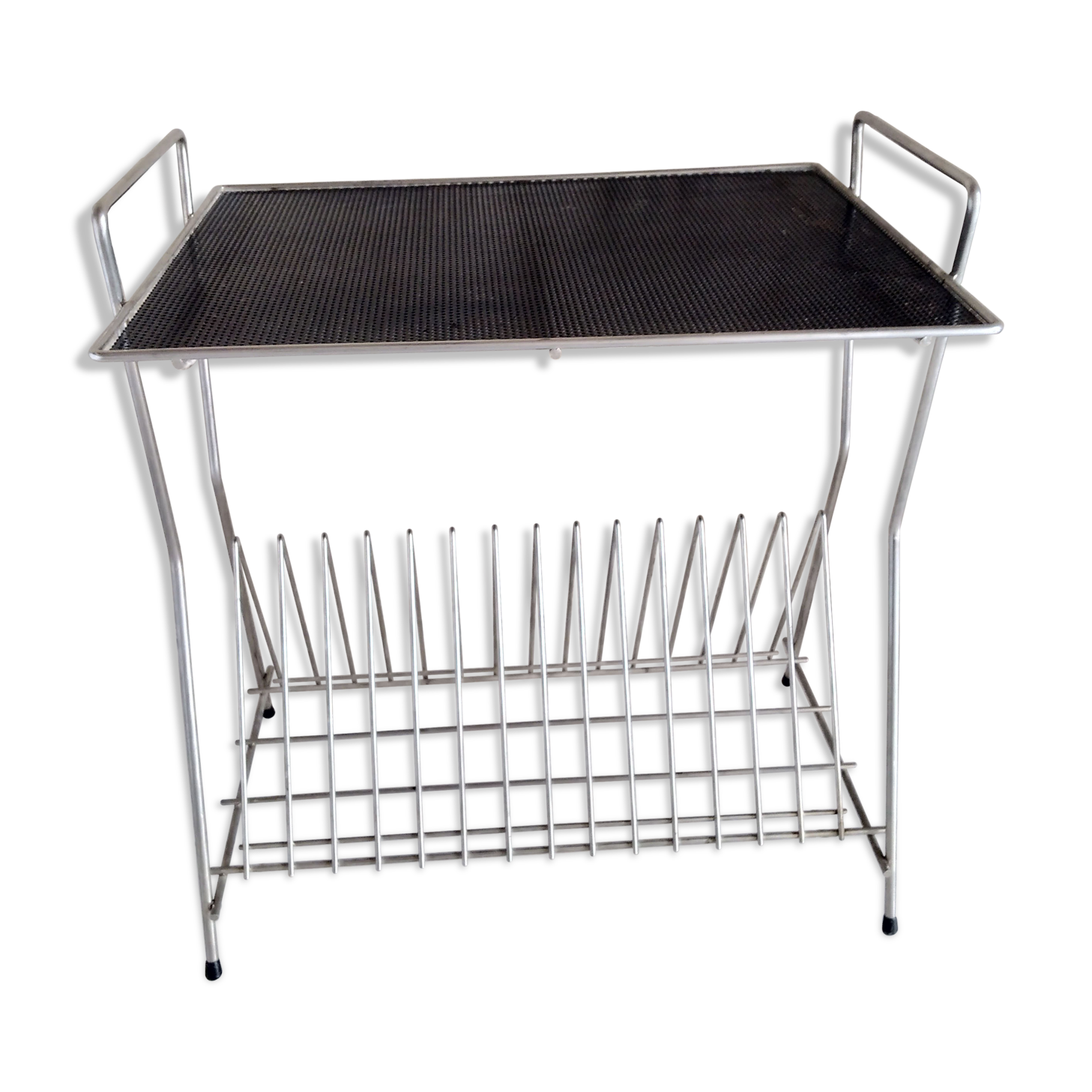 Table d'appoint pour disques vinyles