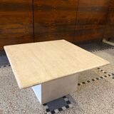 Travertine coffee table / end table 1970