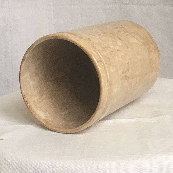 Cracked earthenware pot