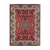 Paire de tapis d'orient iran kashan - fait main - dimensions: 1, 42 x 2.15 mètres