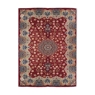 Pair of oriental Iranian Kashan rugs - handmade - dimensions: 1.42 x 2.15 meters