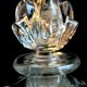 Flacon de parfum cristal Baccara ananas en forme de boule sculptée