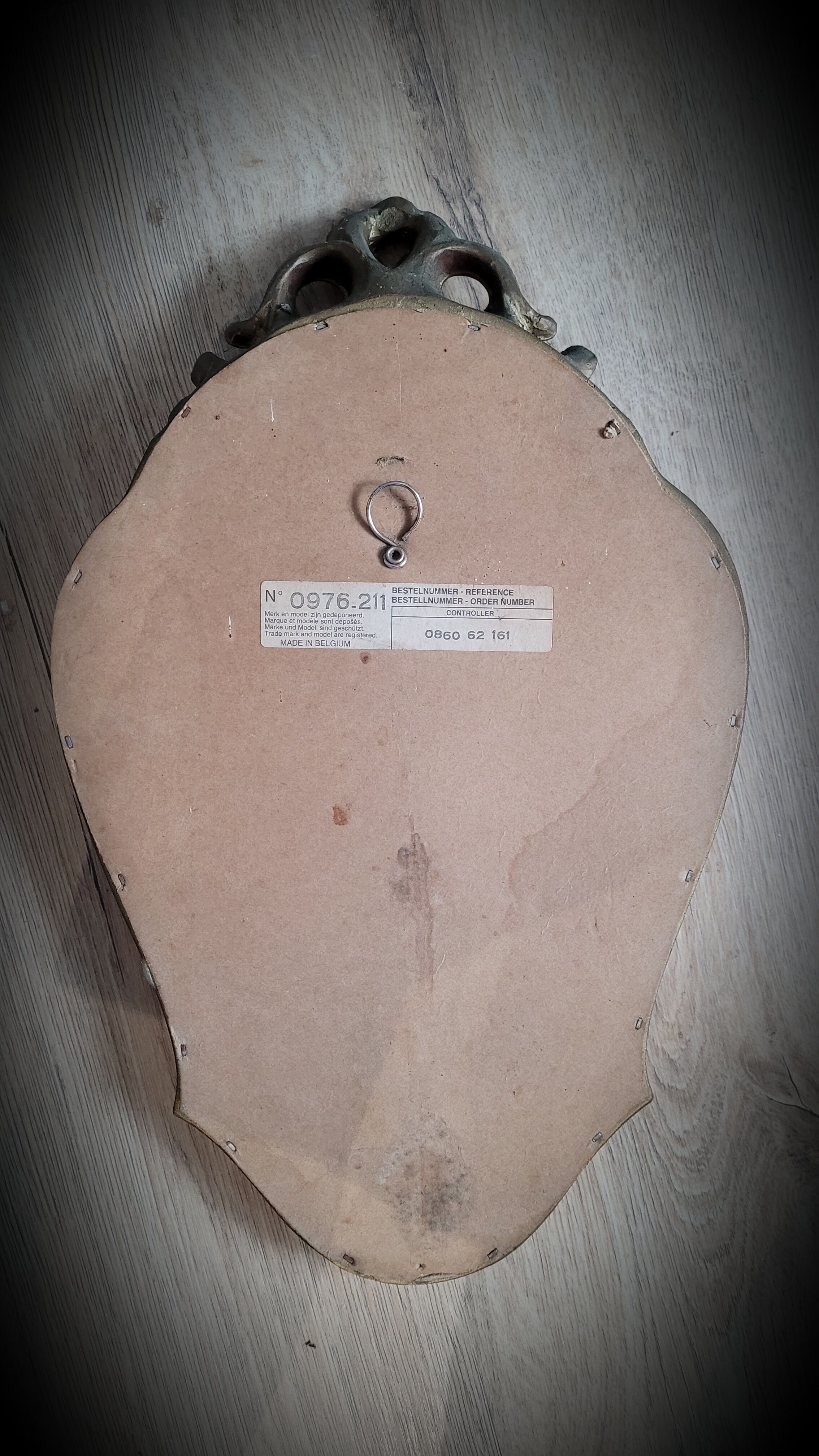 Ornate golden mirror 40x24