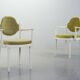 Thonet Side Chairs, Model 644 PV with Velvet Upholstery Hanno v Gustedt 60s