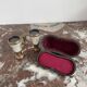 Pair of binoculars, theater, opera, mother-of-pearl, gilded brass, early twentieth century, curiosity object, showcase