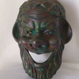 Vintage Socrates terracotta mask