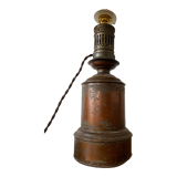 Lampe à gaz ancienne électrifiée