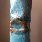 Vintage sandstone vase 60s 70s