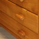 Commode vintage en orme massif, 1970