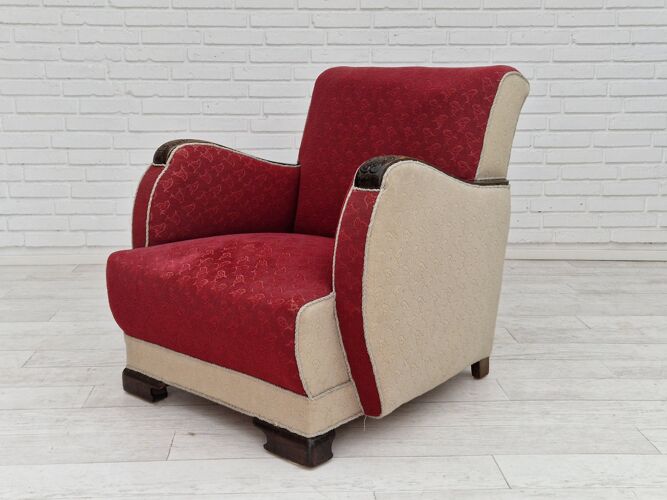 1950s, scandinavian art deco chairs, original condition