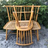 Chairs designed by Arno Lambrecht for WK Möbel, 1950s