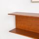 Mid-Century Shelf or Wall Unit in Teak by Walter Wirz for Wilhelm Renz, 100
