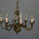 Chandelier bronze 8 branches